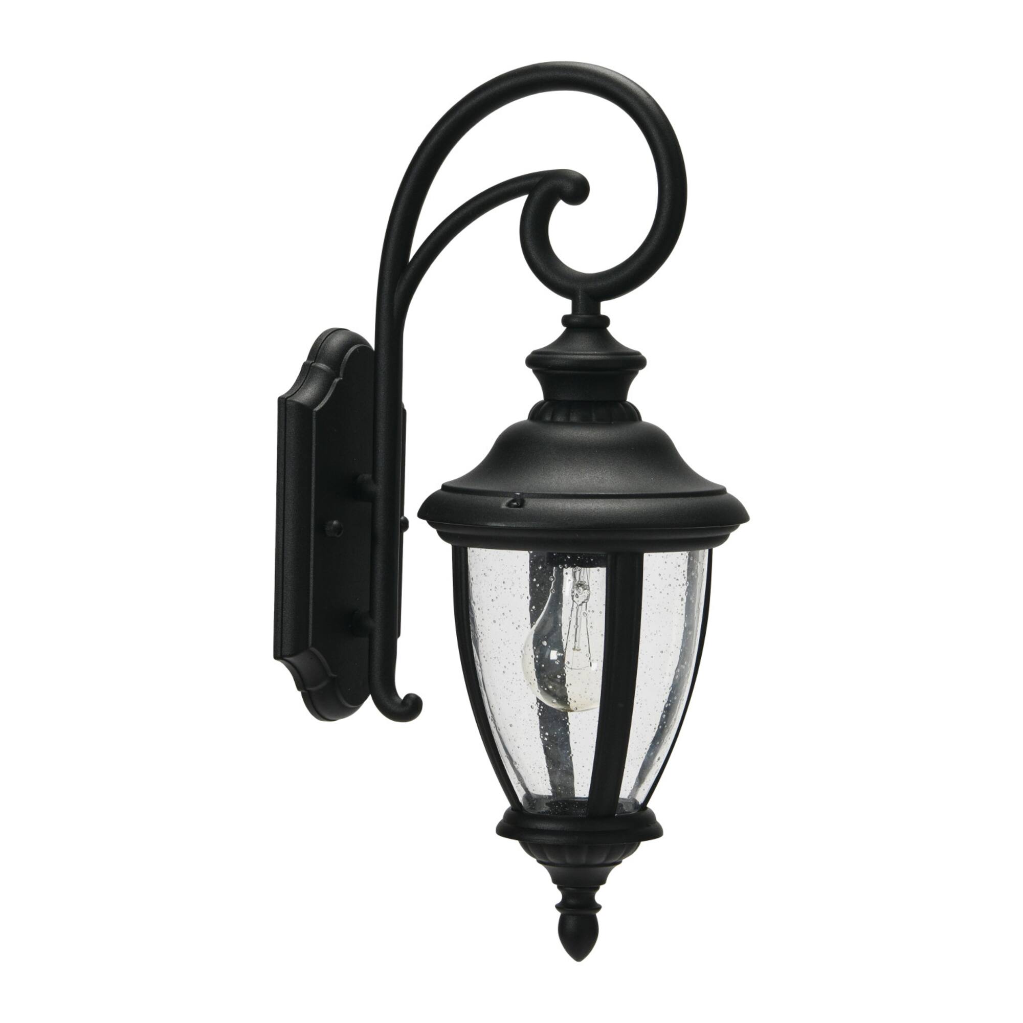 Hello Honey® Robert Stevenson Lighting Prestwick Matte Black Metal & Glass Outdoor Light